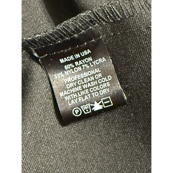 NWT Kal Rieman Quarter Zip Mock Checked Top, Size M - Picture 8 of 8